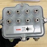 1 23dB outdoor 8-way tap splitter, CATV cable TV splitter, genuine, high quality