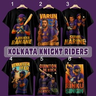 IPL 2025 TSHIRT KOLKATA KNIGHT RIDERS Team Tshirt Unisex Tshirt S-5XL