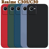 Realme C30Sตรงรุ่น(พร้อมส่งในไทย)เคสTPU​นิ่ม​สีพาสเทลคลุมกล้องRealme C33/Realme Narzo 50i Prime/Real