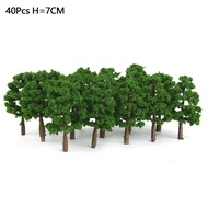 [LowPrice]40X Model Trees Train Railway Architecture Tree Landscape Diorama Scenery