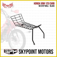 ✗ ✥ ✔ R8 STEP GRILL FOR HONDA XRM 125 carb | BLACK (9809-182)