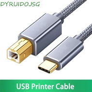 DYRUIDOJSG USB C to USB B Cable Printer Scanner Supplies 0.5m/1m/1.5m/2m/3m USB2.0 Female USB B 2.0 