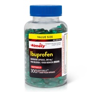 Timely Ibuprofen 200mg - 300 Liquid Softgels - Compared to Advil Liqui-Gels - Pain Relief Tablets an