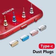 Type C Anti Dust Plug 2pcs/ Sets USB Type C Port 3.5mm Earphone Jack Plug For Poco x3 f3 Huawei P20 P30 Xiaomi Redmi Phone