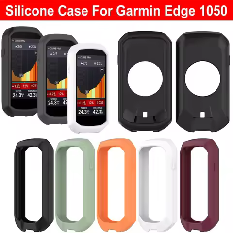 For Garmin Edge 1050 Silicone Case Flexible Soft Bumper Protective Cover Anti-Scratch GPS Stopwatch 