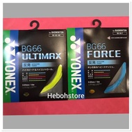 Badminton Strings Bg 66 Ultimax and Bg 66 Original JapaneseForce Plus Psg