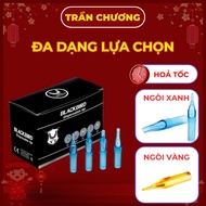 Black Bird tattoo needle nibs for rotary coil machines, box of 50 sterilized medical plastic, tattoo