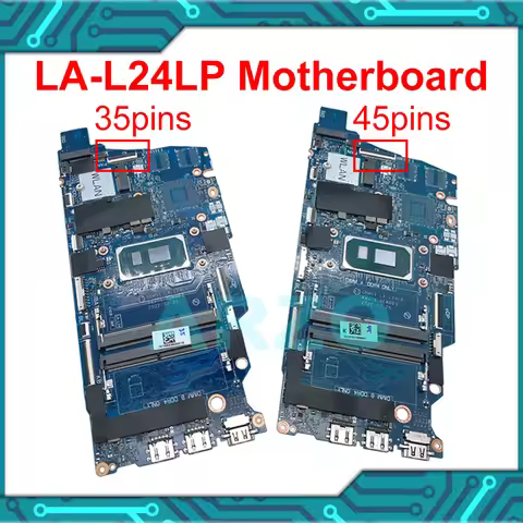 GDM51 LA-L24LP Motherboard CPU i3 i5 i7 For Dell Inspiron 15" 3511 Vostro 15" 3520 DDR4 11th Gen