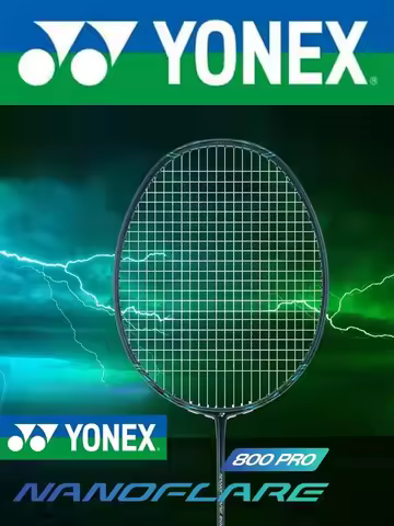YONEX NANOFLARE 800 PRO Badminton Racket Deep Green High Quality with Line Badminton Racket Deep Gre