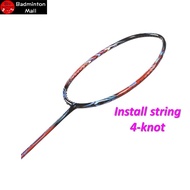 Apacs Commander 10 Black Maroon【Install with String】Ap Elite III (Original) Badminton Racket (1pcs)