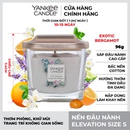 Nến ly vuông Elevation Yankee Candle size S - Exotic Bergamot (96g)