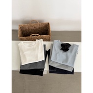 GRASS Pre-Order Style-Narrow Waist Round Neck Short Sleeve Top [A2926]
