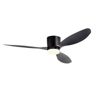 Ceiling Fan LED Light 3 Tone LED Dual Direction Rotation Remote Control 6 Speed Selection 3 Blade La