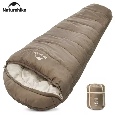 Naturehike MJ600 Sleeping Bag Portable Waterproof 4 Season Cotton Sleeping Bag Outdoor Hiking Travel