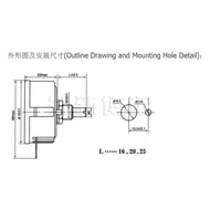 WX111Wirewound Potentiometer WX030 3W Corded Speed Controller1K 1K5 2K2 4K7 10K 22K 47K JYPS