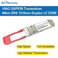 100G Qsfp28 Er4 40Km Optical Module Dual Lc 100Gbaseer4 1310Nm C