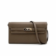 【二手商品】HERMES Kelly to go - 灰銀 D