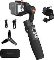 hohem iSteady Pro 4 3-Axis Gimbal Stabilizer for GoPro 12/11/10/9 8/7/6/5, for Osmo Action and Other Action Cameras,Support Bluetooth &amp; Cable Control, IPX4 Splash Proof with Tripod