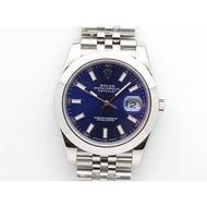 DL Datejust II 41mm Jub Smt SS/SS Blue Stick Noob A3235