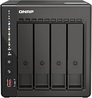 QNAP TS-453E-8G-US 4 Bay High-Performance Desktop NAS with Intel Celeron Quad-core Processor, 8 GB D