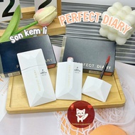 [PERFECT DIARY] PERFECT DIARY Velvet Lipstick White Shell, Business Card, 4g