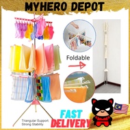 3 Tier Foldable Towel Clothes Drying Rack Penyidai Baju 3 tingkat Penyidai Kering Baju Ready Stock