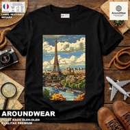 FRANCE SOUVENIR T-SHIRT 6 WEAR NATIONALTAG ASAL FRANCE PREMIUM SOUVENIR MATERIAL GIFT