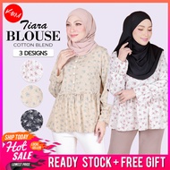 KM Free Size Women Blouse Tiara Long Sleeves Round Neck [B8577]