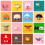 Cute Soft Anti-Fall Ins Silicone Case for AirPods 1 2 3 4 Pro Pro2 Cartoon shockproof Skin Earphone 