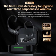 AN01 ANC No Cancellation Wireless Earphones Bluetooth 5.4 with KZ headset Upgrade Ear Hook HiFi Head