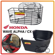 High Quality Basket HONDA Wave Alpha FI 2023 / Wave Alpha CX 110 Mororcycle Bakul PVC/Motor Raga)