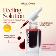 Glad2glow Intensive Peeling Solution Serum Essence Brightening/Retinol/Acne/377 Dark Spot Aha Bha Ph