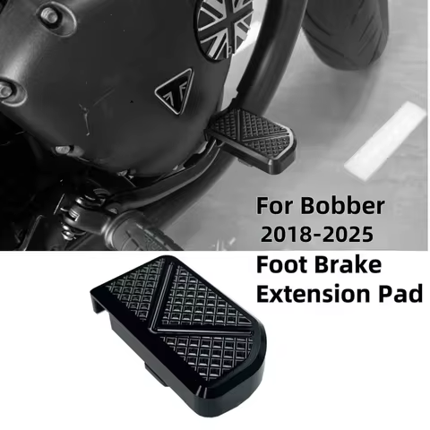 Motorcycle Rear Brake Pedal Enlarger Foot Brake Extension Pad For Triumph Bonneville Bobber 2018-202