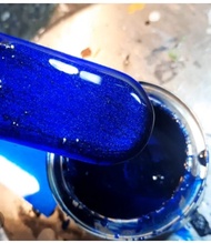 cat motor/mobil cat candy tone blue/ biru cat transparant jenis pu 200 mili