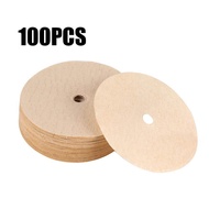 【ลดราคา】100 PCS Coffee Filter Papers หม้อสไตล์เวียดนามของกระดาษกรองกาแฟตัวกรองที่ทำกาแฟ