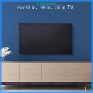 KOK Soft Elastic Fabric Dust Cover for 43 49 55 LCD TV Hang-type Television Scratch Resistant Splash Proof Protector for