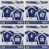 LZ59 NewJeans BUNNIES CLUB number 06 07 08 15 22 Cosplay cloth 3D summer T-shirt Anime Short Sleeve 