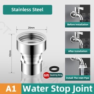 Brass Water Stop Valve Washing Machine Faucet Outdoor Faucet Hose Quick Connector Brass Water Stop C