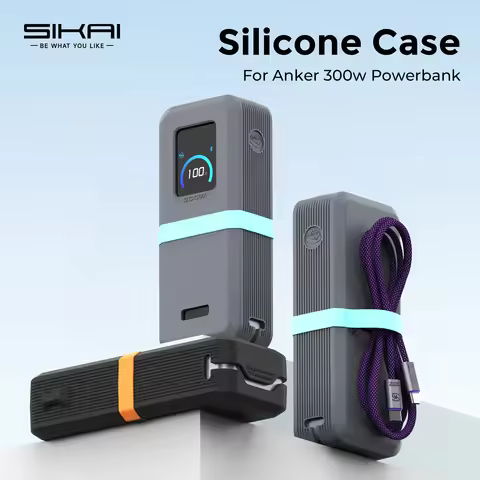 SIKAI Silicone Case for Anker 300w 26250Mah Powerbank Shockproof Cover with Precise Cutouts