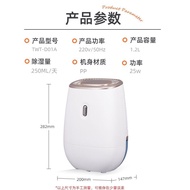 ‍🚢Household Small Dehumidifier Desktop Mini Dehumidifier Silent Bedroom Clothes Dryer Bathroom Moisture Absorption Moist