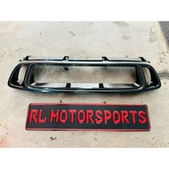 Subaru Impreza Wrx Sti 2004 2005 Black Aluminum Mesh Front Hood Bumper Grill Grille cover bodykit bo