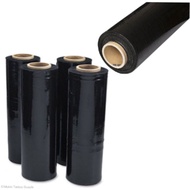 STRETCH FILM 50CM X 2.2KG, Stretch wrap for parcel Black/Transparent clear wrapping pallets.