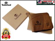 TIMBERLAND Genuine Leather High Quality Men Zipper Wallet -Dompet Zip Full