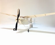 480mm Small Cessna L-19 Balsa Wood Kit Easy Build Laser Cut Frame for RC Model Beginners DIY Plane f