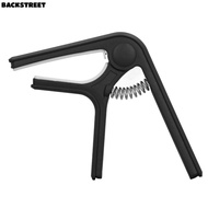 BACKSTREET ​Spring Capo​, ​Even Pressure Pink/Light green/Black/White ​Guitar Capo​, Convenient ABS 