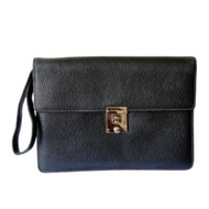 Tas Tangan Kulit Pria Clutch Kulit Salvatore Ferragamo - Clutch