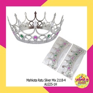 RATU Silver Queen Crown Party, Queen Crown, Queen Party Crown, Birthday Crown, Graduation Crown
