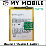 Realme C3 battery/realme 5 battery /realme 5i battery blp729 5000mAh