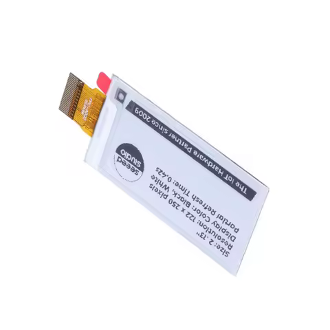 Super Sale 2.13inch EInk EPaper Display E-Ink Monochrome Screen Module 122x250 Pixels SPI Interface