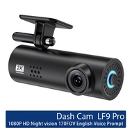 【จัดส่ง2วัน】LF9 Pro Dash Cam 1080P Night Vision กล้องบันทึกภาพ Wi-Fi Dashcam 170 ° FOV 24H ที่จอดรถ 